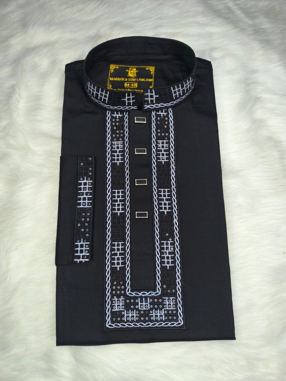 Sequence Slub Sutton cotton ◼️Fabrics: স্লাব সাটন কটন কাপড়  ◼️Button Type: স্নাপ বাটন