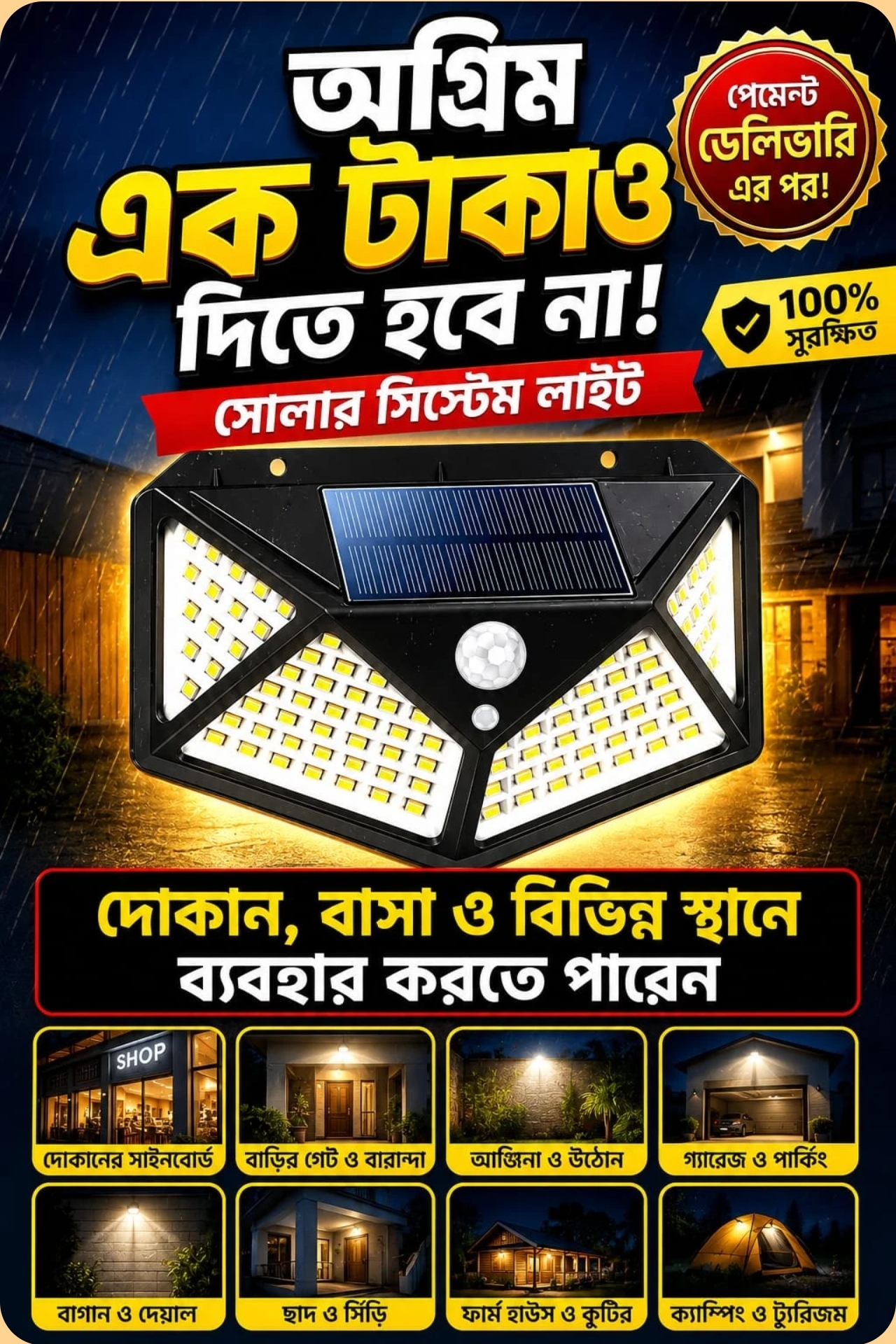 সোলার সেন্সর লাইট